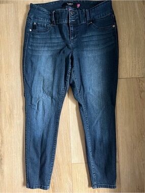 torrid Dark Indigo High-Rise 3 Button Skinny Jeans 14S